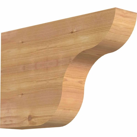 Ekena Millwork Carmel Smooth Rafter Tail, Western Red Cedar, 3 1/2"W x 12"H x 18"L RFT04X12X18CAR00SWR